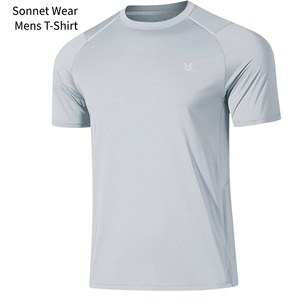 Polyester logo printed short sleeve t <b>shirt</b> for men - Product Image 6