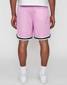 Pantalones Cortos de Baloncesto de Malla Bordada de Miami de Alta Calidad para Hombre, Cintura con Cordón, Bolsillos Laterales, Logotipo y Número Personalizados - Product Image 2