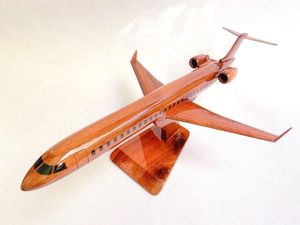 Centro de mesa decorativo con diseño clásico de avión de madera, adecuado para estanterías, consolas y decoraciones interiores temáticas. - Product Image 5