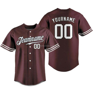 เสื้อเจอร์ซีย์เบสบอลและซอฟต์บอลพิมพ์ซับลิเมชันตามสั่ง - Product Image 1