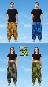 Wholesale Summer Bohemian Style <b>Indian</b> Cotton Nonwoven Eco-Friendly Breathable Washed Vintage Patchwork Elastic Waist High - Product Image 3