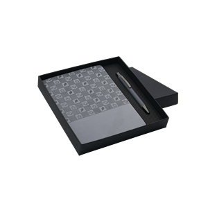 Set Regalo di Lusso per Business: Quaderni Personalizzati con Copertina Rigida, Penne Coordinate e Accessori Professionali Premium - Product Image 1
