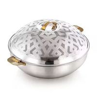 Boîte à Roti Classique de Luxe en Bois avec Poignée et Couvercle Floral, Rectangulaire, Antiadhésive, pour le Rangement des Chapatis, Casserole de Cuisine, Dabba, pour la Maison et la Salle à Manger