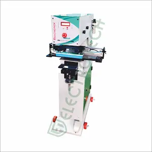 Pneumatic Pad Printing Machine For Medical Catheter Transverse Close Ink cup Scale Tube Pad Printing Machine