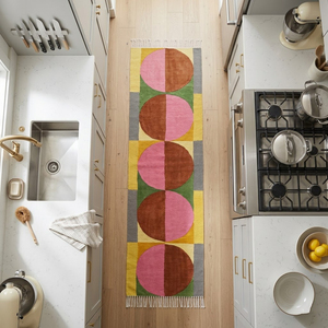 Alfombra Antideslizante de Algodón Indio Hecha a Mano, Estilo Bohemio, Ecológica, para Decoración de Dormitorio y Sala de Estar - Product Image 4