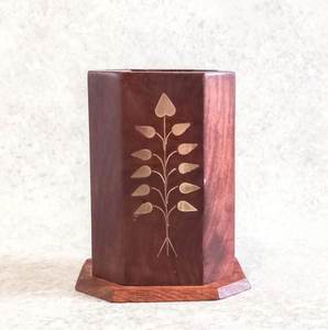 Durable Wooden Pencil and Pen <b>Holder</b> for Daily Use Office Decor & Accessories - Product Image 1