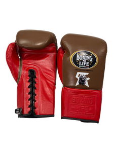 Guantes de Boxeo No Boxing No Life, Guantes Profesionales Ligeros de Entrenamiento y Sparring para Artes Marciales, Personalizados OEM, 100% Cuero Genuino - Product Image 1