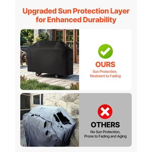 Copertura per Barbecue Resistente alle Intemperie da 52 Pollici, Impermeabile e Anti-Sbiadimento, in Poliestere 600D, Accessorio per Griglie da Esterno - Product Image 6