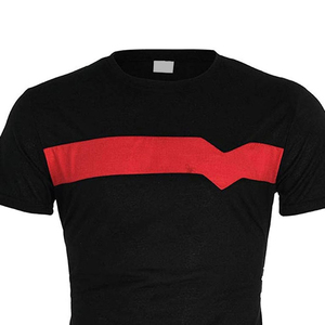 Ensemble de mode estival pour homme personnalisé, t-shirt et short décontractés en coton respirant, vente en gros d'ensembles courts pour homme 100% coton - Product Image 5