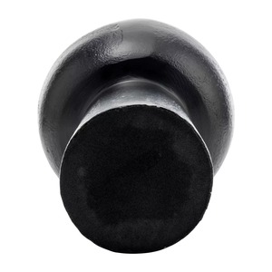 Vase de table moderne Aura Drift noir, design industriel fait main, décoration minimaliste, 10x8x3 pouces - Product Image 3