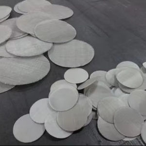 Filtre à disque industriel en acier inoxydable SS 304 SS 316 pour l'extrusion et le recyclage des plastiques, 20-300 microns - Product Image 1