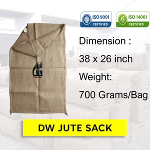 Sac en jute 38x26 pouces 700g 50kg de qualité alimentaire, sac en toile de jute réutilisable imprimé pour l'agriculture, vente en gros Goodman Global Bangladesh - Product Image 2