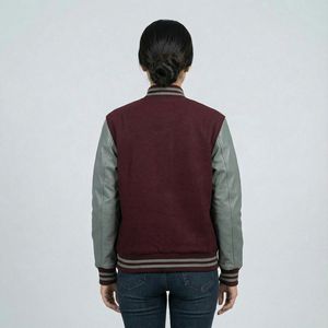 Top Selling Custom Latterman College Winter Quilted 100% Wool Breathable Windproof Varsity <b>Jacket</b> <b>Baseball</b> Bomber Vintage - Product Image 5