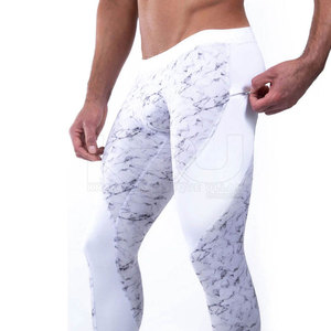 Premium Performance <b>Men's</b> <b>Compression</b> <b>Tights</b> with Elastic Waist Breathable Spandex/Polyester <b>for</b> Gym Running & Fitness - Product Image 6