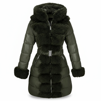 Blouson d'hiver matelassé et respirant pour femme, personnalisé, chauffant, imperméable, coupe-vent, brillant, tricoté, léger, avec lettres sur le devant