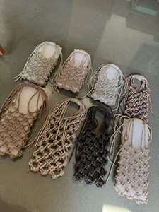 Bolso Bandolera de Macramé Hecho a Mano, Bolsa para Teléfono de Cuerda de Algodón, Ligero y Elegante para Viajes y Uso Diario para Mujeres - Product Image 5