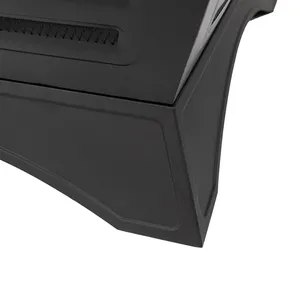 Brasero carré en acier pour bois avec écran anti-étincelles et pioche pour chauffage extérieur de jardin et patio - Product Image 2