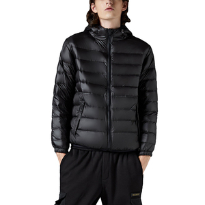 Chaqueta Acolchada 100% con Relleno de Plumas, Capucha Ajustable, Puños Elásticos, Cierre de Cremallera y Múltiples Bolsillos, Chaqueta de Invierno para Hombre - Product Image 5