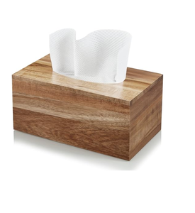 Caja de pañuelos de madera personalizada, mejor precio, estilo moderno, artículo decorativo para el hogar, caja de pañuelos faciales. - Product Image 2