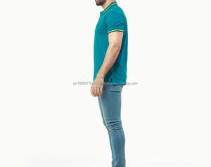 Polo de algodón piqué al por mayor de alta calidad, estilo informal ajustado unisex con logotipo personalizado para hombres y mujeres - Product Image 2