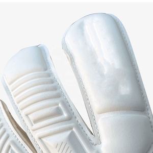 Soccer <b>Goalkeeper</b> <b>Gloves</b> BackHnad Silicon And Front Palm Contact Letax Attached Strap Football Soccer <b>Goalkeeper</b> <b>Gloves</b> - Product Image 5