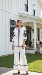 Nuevo Conjunto de Lino Elegante y de Lujo para Mujer, Corte Ajustado, Estilo Maxi, para Fiestas, Secado Rápido, Verano, Uso Diario - Product Image 2