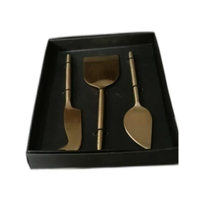 Brass <b>Cheese</b> Knife <b>Set</b> Spreader Knife <b>Set</b> <b>Cheese</b> and Butter Spreader Knives Mini Serving <b>Cheese</b> <b>Set</b> - Product Image 1