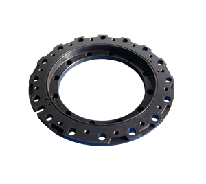 Composant forgé en acier allié moyen de haute qualité, roulement de tourelle usiné CNC par Vartis Engineering - Product Image 2