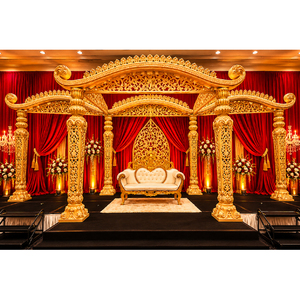 Grand Mandap Mustache de Luxe Personnalisé pour Mariages Indiens, Réceptions et Événements Culturels - Product Image 1
