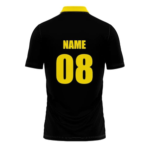 เสื้อคริกเก็ตแบบกำหนดเองพร้อมพิมพ์โลโก้ทีมและผ้าที่ระบายอากาศได้ดี - Product Image 3
