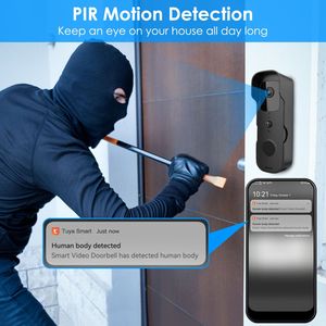 Campanello Video Wi-Fi Compatibile con Alexa e Google Assistant, Telecamera di Sicurezza con Audio Bidirezionale per Casa Intelligente - Product Image 4