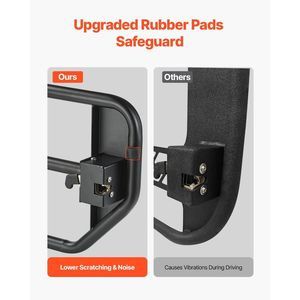 2018 2024 Jeep Wrangler JL 2020-2024 Jeep Gladiator JT avventura 4 porte Jeep Tube porte punteggiano retrovisori certificati - Product Image 5