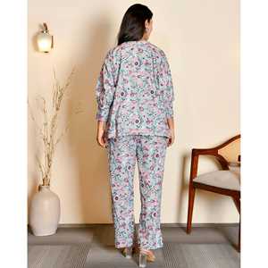 Ensemble décontracté pour femmes en coton respirant et en velours côtelé pour le printemps/été, taille XS - Product Image 6