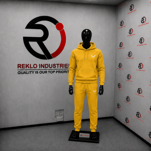 Conjunto Deportivo Dorado para Hombre, Sudadera con Capucha y Pantalones Jogger, Ropa Deportiva Casual al por Mayor, Ropa de Calle, Proveedor de Conjuntos Deportivos de Dos Piezas, Ropa de Moda - Product Image 3