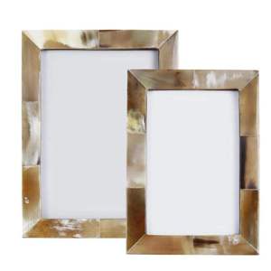 Modern Brown & <b>Black</b> Modern Pattern Bone Horn Photo <b>Frame</b> Handicraft Decor Bone Horn Photo <b>Frame</b> Best Quality Horn Photo <b>Frame</b> - Product Image 1