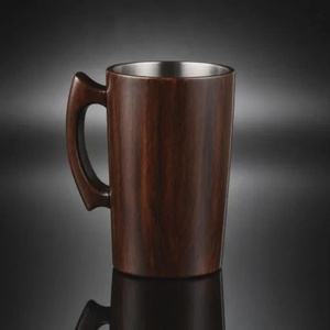 Handmade Natural Wooden Mug Eco Friendly Drinking Cup - Product Image 1