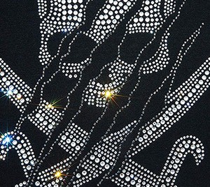 Oem Custom Logo Women's Clothing Rhinestone T <b>Shirts</b> Short Sleeve Quick Dry Rhinestone T <b>Shirts</b> - Product Image 3