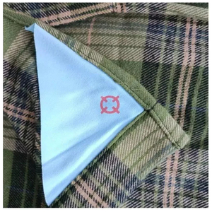 Nuevas Camisas de Manga Larga Estilo Urbano con Logotipo Personalizado Bordado, Camisa a Cuadros de Algodón con Dobladillo sin Rematar, MOQ Bajo, Camisa de Trabajo de Franela para Hombre - Product Image 5