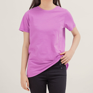 Camisetas de Verano Personalizadas al por Mayor para Mujer, Impresas, 100% Algodón, Transpirables, Diseño OEM, Camiseta Unisex de la Mejor Calidad con OEM - Product Image 1