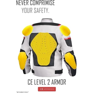 Custom CE Armored Mesh Motorcycle Riding <b>Jacket</b> Breathable Protective Biker <b>Jacket</b> Abrasion Resistant Touring <b>Racing</b> <b>Jacket</b> - Product Image 4
