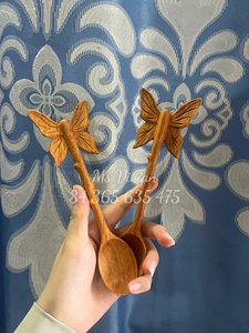 Elegant Handcrafted Butterfly Wooden <b>Spoon</b> Premium Craft Butterfly Wooden <b>Spoon</b> for <b>Serving</b> and Stirring in Kitchen Sets 2026 - Product Image 3