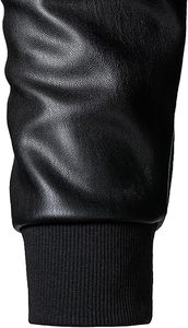 Chaqueta Varsity de Lana y Viscosa Transpirable de Alta Calidad, Nueva Moda, Impermeable, para Otoño y Primavera, Estilo Urbano, Corte Regular - Product Image 5