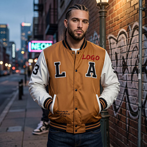 Giacca da Baseball Personalizzata per <span class=keywords><strong>Uomo</strong></span>, Elegante e <span class=keywords><strong>Casual</strong></span>, di Tendenza con Stile Classico, Traspirante e di Qualità - Product Image 1