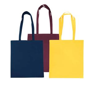 Bolsa de Mano Resistente de Lona de Algodón Estampada |   Cintas para Bolsas con Logotipo Personalizado y Patrón Geométrico |   Bolsa de Compras Reutilizable y Ecológica - Product Image 1