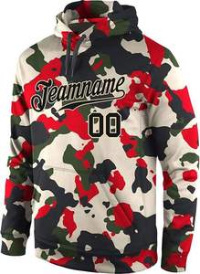 Sudadera con Capucha de Equipo de Béisbol, Logotipo Personalizado, Nombre y Número, Impresión por Sublimación, Sudadera Transpirable de Alto Rendimiento, Servicio OEM/ODM - Product Image 2