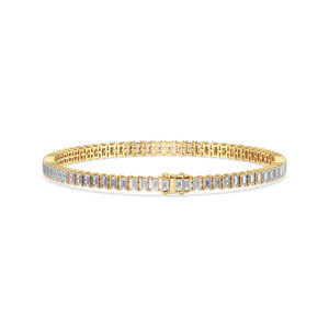Bracelet tennis REYES en argent sterling 925 avec moissanite VVS de 6,10 carats, fermoir boîte, prix usine, pour cadeaux de mariage, bijoux fins - Product Image 6