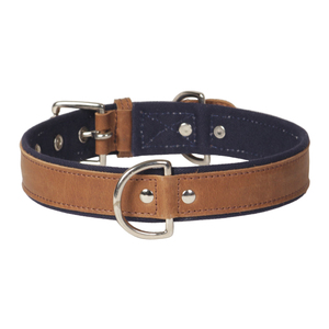 Large Canvas Leather Dog <b>Collar</b> Durable Heavy Duty Adjustable Soft Padded Strong Comfortable Handmade Premium <b>Pet</b> <b>Collar</b> - Product Image 1