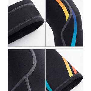 Genouillères en néoprène unisexe à effet dégradé, confortables, durables, ajustables, avec logo imprimé personnalisé - Product Image 4