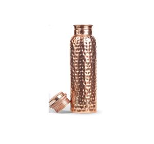 Bouteille d'eau en cuivre 34 oz extra large, récipient en cuivre pur martelé ayurvédique pour boire, bouteille pour boire plus d'eau - Product Image 6