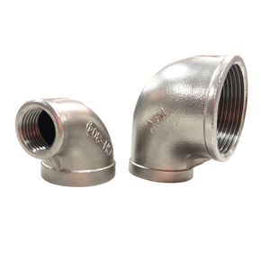 ข้อต่อเหล็กกล้าไร้สนิม 90 องศา ประสิทธิภาพสูง ลดขนาดเกลียว ผลิตด้วยเทคนิคการหล่อหลากหลาย พร้อมโลโก้สั่งทำพิเศษ บรรจุภัณฑ์เรียบเนียน - Product Image 3